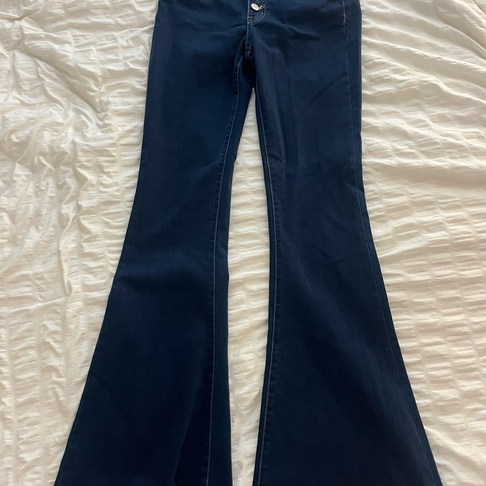 Altar’d State women’s flared blue jeans